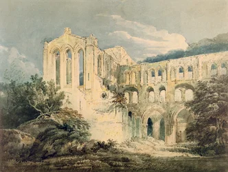 Abbaye de Rievaulx, Yorkshire, 1798